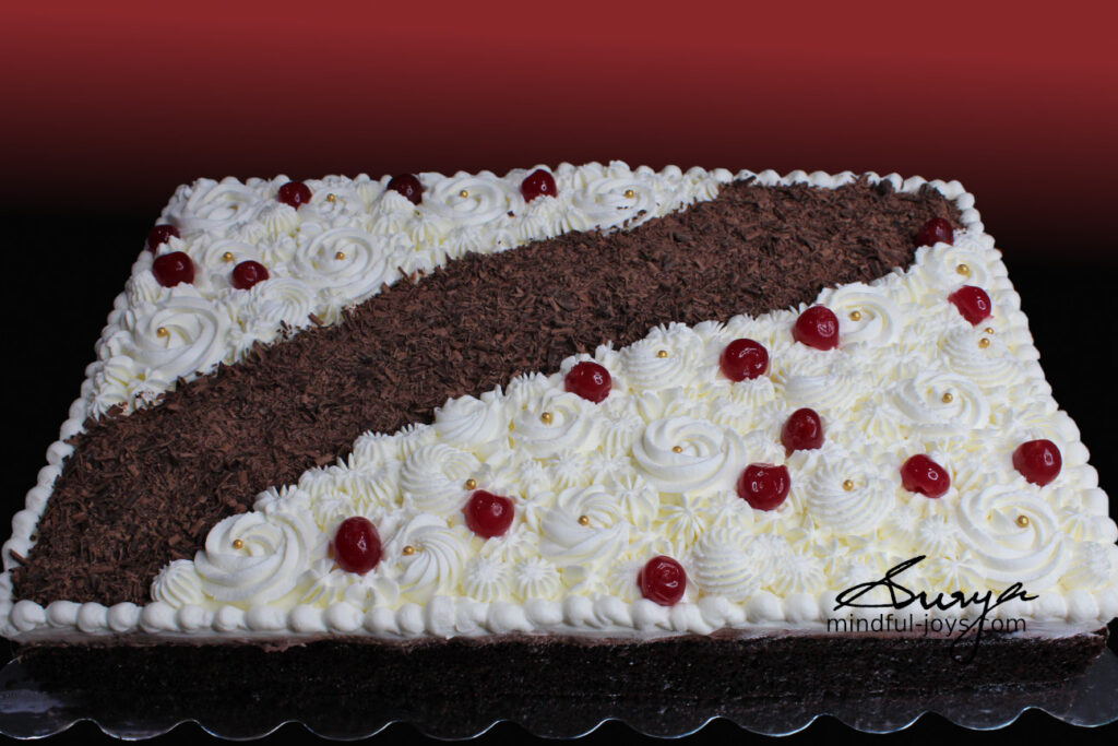 black forest sheet cake