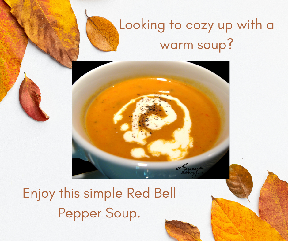 Cozy up with Red Bell Pepper Soup